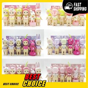 5-6Pcs 써니 엔젤 벚꽃 봄 시리즈 한정판 블라인드 박스 미스터리 장난감 선물 컬렉션 카와이 귀여운 그림 인형