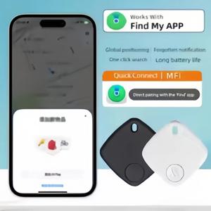 iOS용 미니 GPS 추적기 - 열쇠/애완동물/지갑용 블루투스 스마트 태그, iPhone iPad용 실시간 추적 기능이 있는 분실 방지 장치