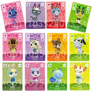 산리오 동물의 숲 뉴 호라이즌즈 대형 NFC 카드 (닌텐도 스위치, 3DS 게임용) 동물의 숲 뉴 리프 웰컴 S1-S6 W01-W50 001-448
