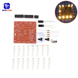 Diymoe-NE555 74HC595 16 채널 16 비트 led 물 흐르는 빛 모듈, DIY 키트, arutino 용접 학습 키트