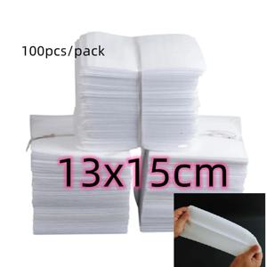 소기업 EPE 폼 쿠션 배송 포장 봉투 가방 랩, 충격 방지, 도매 버블 메일러, 100 개, 13x15cm