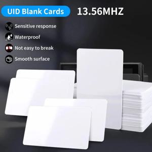 재기록 가능 10PCS/20PCS RFID 13.56MHz CUID UID 빈 카드 복제 카드 복사 가능 변경 가능 스마트 IC S50 카드 복사기 흰색 카드