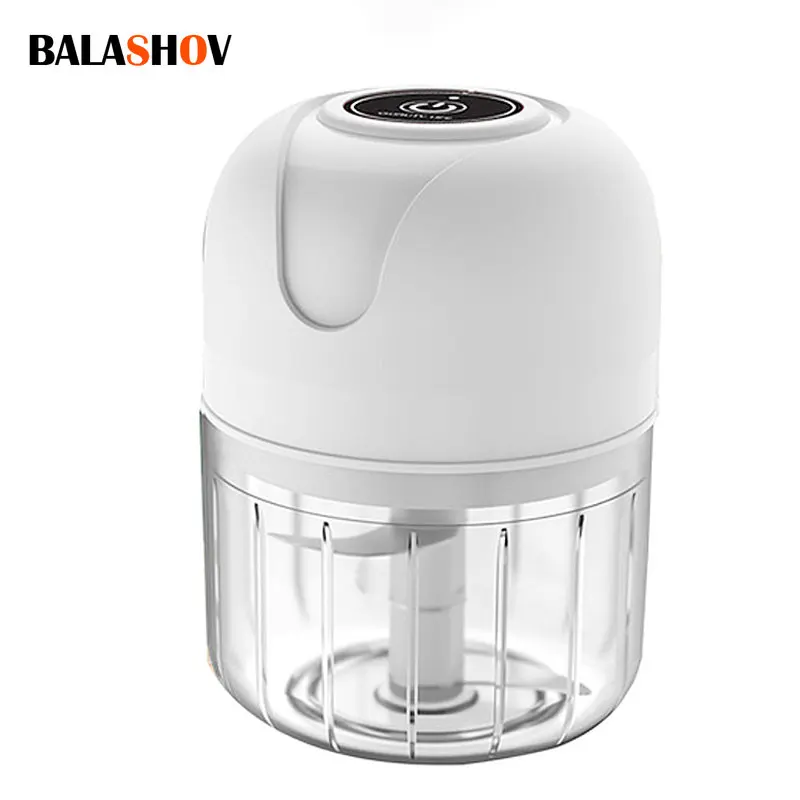 250ml 마늘 사수 분쇄기 전기 주방 음식 쵸퍼 USB 휴대용 고기 분쇄기 야채 쵸퍼 주방 가제트