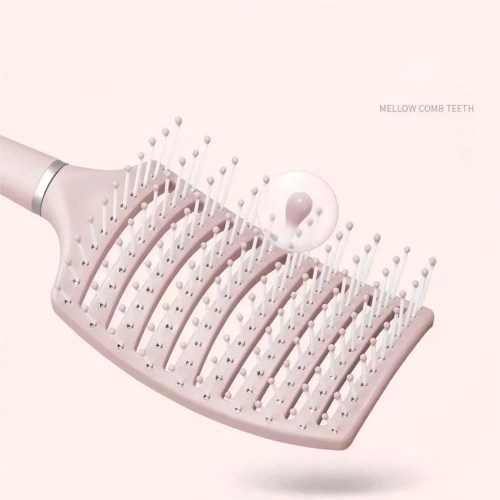 헤어 브러시 에어 쿠션 빗 푹신한 탈모 방지 마사지 헤어 브러시 긴 두꺼운 얇은 곱슬 자연 머리카락을위한 모든 머리 유형