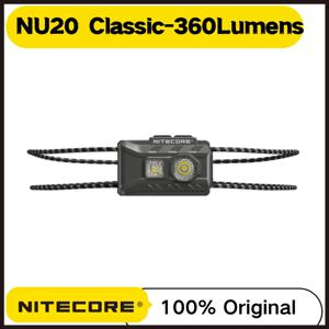 NITECORE NU20 클래식 360루멘 초경량 방수 헤드램프 USB-C 충전식 Bulit-in 500mAh 배터리