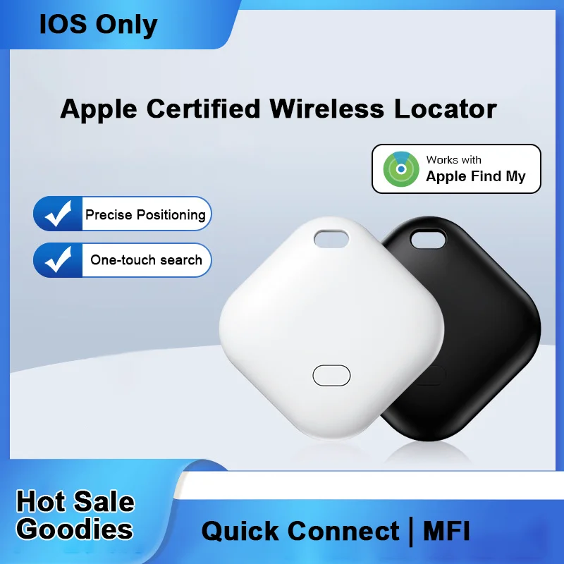 Apple 용 S1 미니 추적 장치 내 키 찾기 스마트 태그 어린이 찾기 애완 동물 자동차 GPS 분실 추적기 스마트 블루투스 추적기 IOS 시스템