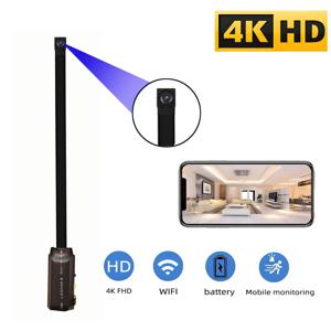 4K HD 미니 WiFi 카메라, 원격 보기, 동작 감지, DIY 소형 홈 보모 스타일 HD 무선 카메라 지원