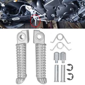 야마하 FZ6 FZ1 R6 R3 MT09 MT07 R1 R15 R25 FZ8 YZF600 YZF1000 XJ6 라이더용 오토바이 앞 발판 풋 페그