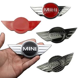 ABS 3D 자동차 바디 스티커 엠블럼 배지 데칼 장식 미니 쿠퍼 R55 R56 R60 R61 교체 로고 자동 스타일링 액세서리