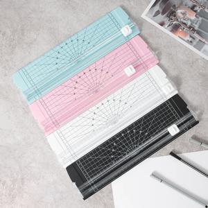 A4 양방향 커팅 페이퍼 커터, 종이 트리머용 풀아웃 눈금자 포함, 스크랩북용 경량 커팅 매트 기계
