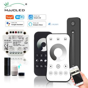 Tuya LED 조광기 Wifi 스마트 2.4G RF 무선 원격 제어 230V 110V AC Triac 조광기 디밍이 가능한 LED 전구 라이트 램프 220V S1-B