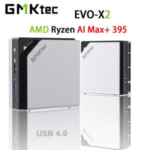 GMKtec 미니 PC EVO-X2 Windows11 Pro DDR5 8000MHz PCle 4.0 M.2 2280 SSD 2.5G LAN HDMI2.0 USB4.0*2 WIFI7 BT5.4 데스크탑 컴퓨터