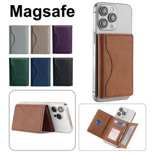 Magsafe 지갑 휴대 전화 가방 신용 카드 소지자 마그네틱 지갑 남자 럭셔리 은행 카드 소지자 케이스 미니멀리스트 지갑 카드 가방