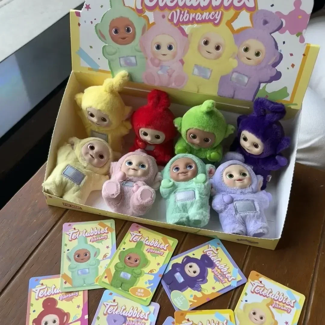 Teletubbies 진동 시리즈 블라인드 박스 장난감 안테나 베이비 미스터리 박스 액션 펜던트 인형 미스터리 박스 인형 모델 깜짝 선물