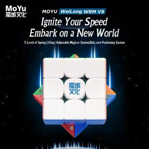 2023 MoYu Weilong WRM V9 3x3x3 코어 마그네틱 자기 부상 큐브 퍼즐, 전문 스피드 큐빙 Weilong WR M V9 Cubo Magico