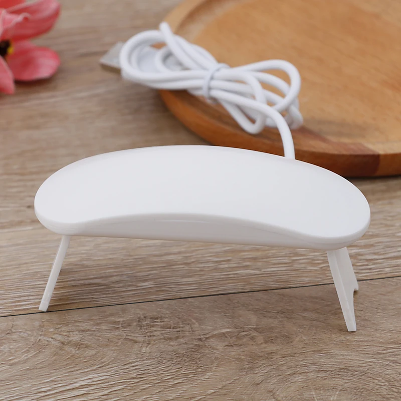 6W 9.7CM 미니 UV 램프 네일 건조기 LED 램프 USB 충전 케이블 젤 폴란드어 경화 기계 매니큐어 Led 마이크로 UV 램프 네일 도구