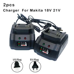 Makita 도구에 적합한 1pc 18V 21V 배터리 충전기 EU/US 플러그 전동 공구 휴대용 높은 Quanlity 스마트 빠른 리튬 이온 충전