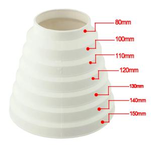 덕트 감속기 추출기 팬 파이프 커넥터 80mm 100mm 110mm 120mm 130mm 140mm 150mm 직접 연결 배기 팬 부품