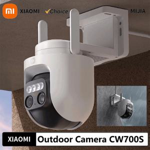 샤오미 신형 야외 카메라 CW700S 2.5K CCTV 풀컬러 야간 투시 WiFi 400만 화소 IP66 스마트 홈 소리 및 빛 경보