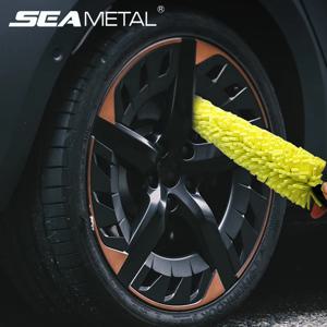 SEAMETAL 자동차 바퀴 클리너 브러시 타이어 림 청소 도구 자동 스크럽 세척 차량 세탁기 먼지 청소기 스폰지 세차 액세서리