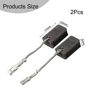 1200W 앵글 그라인더 GWS12-125S/GWS12-150SE64 셀프 스톱 앵글 그라인더 교체 카본 브러쉬 6X10 용 2 조각 카본 브러쉬