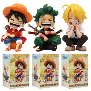 원피스 핸드 헬드 Luffy Solon 앉아 Q 버전 유행 놀이 만화 애니메이션 데스크탑 자동차 장식 주변기기 선물