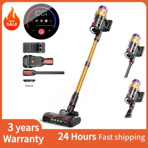 IDEACH V18 550W 55kPa 휴대용 무선 진공 청소기, 스마트 터치스크린, 3가지 전원 모드, 탈착식 배터리, 가정용 진공 청소기