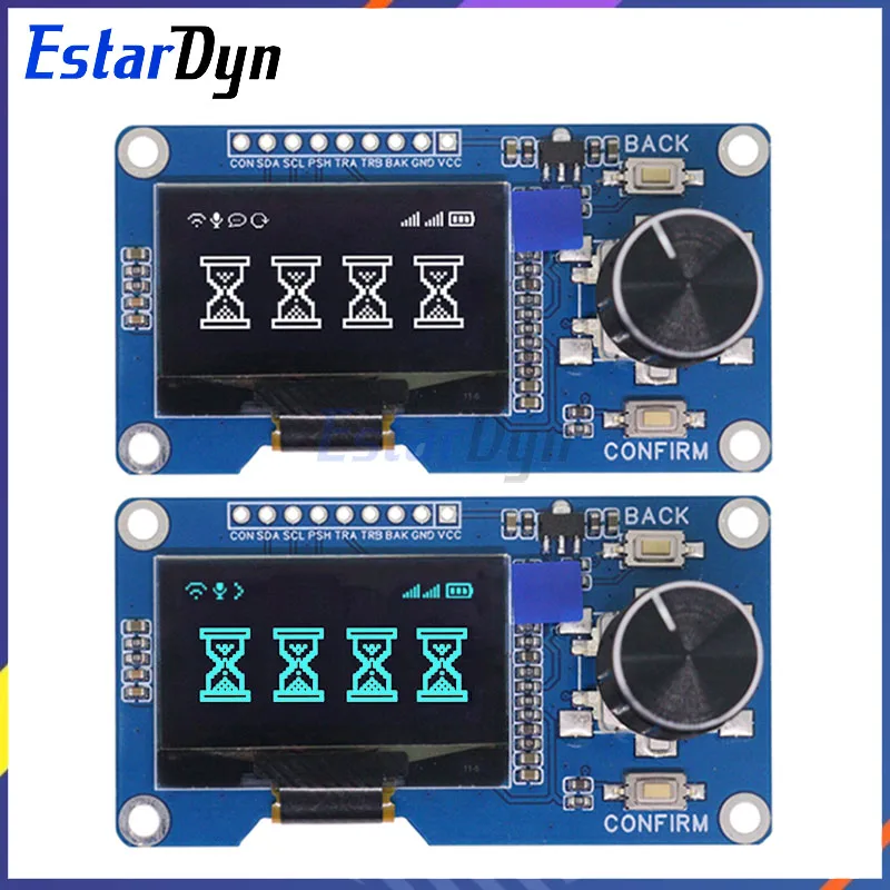 새로운 SM 0.96/1.3 인치 백색 OLED 디스플레이, EC11 로터리 인코더, Arduino용 IIC 인터페이스, DIY 전자 제품, 고해상도 화면
