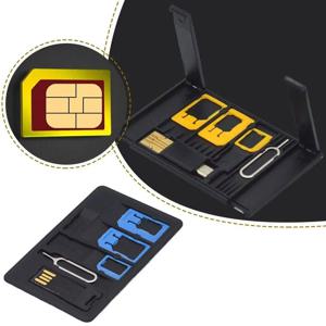 모바일 SIM 카드 홀더 보관 케이스 카드 리더기 OTG 카드 핀 5개에 적합한 Apple 카드 스티커