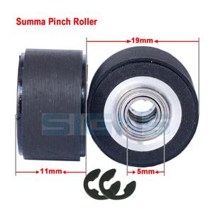 Summa S T D DC 시리즈 Summacut 플로터 비닐 커터 (클립 교체 포함) 용 2PCS 핀치 롤러 5x11x19mm 395-401 391-326