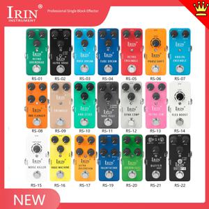 IRIN 기타 이펙트 페달 압축 퍼즈 오버드라이브 디스토션 부스트 베이스 이펙트 트루 바이패스 페달 일렉트릭 기타 액세서리
