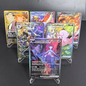 DIY PTCG 포켓몬 수집 카드 DRI EN EX HO-OH 뮤츠 가르콤 클레페어리 EX 셀프메이드 카드 클래식 게임 애니메이션 카드 선물 장난감