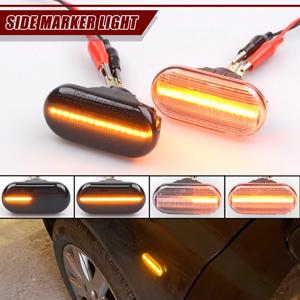 닛산 큐브 Z11 Tiida C11 참고 E11 NE11 Micra K12 NP300 Navara D40 Qashqai J10 용 자동차 다이나믹 사이드 마커 LED 방향 지시등