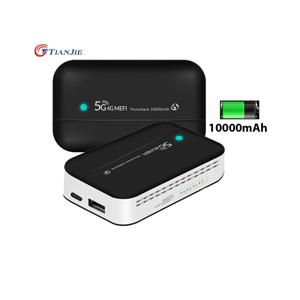 모뎀 와이파이 Sim 카드는 4G Lte 무선 와이파이 라우터 10000mAh Oem 와이파이 모뎀 포켓 10 사용자를 잠금 해제했습니다.