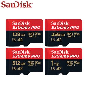 고속 SanDisk Microsd 메모리 카드 U3 C10 A2 V30 4K Extreme Pro 마이크로 SD 카드 최대 200Mb/s 전화 카메라용 플래시 TF 카드