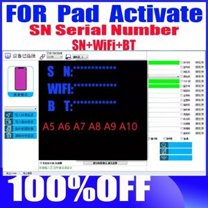 Número de serie SN 파라, iPad 미니 2, 3, 4, iPadAir 1, 2, ipad 6, 7 pro pro2 SN, WiFi BT 디렉터리