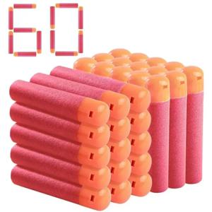 120 팩 리필 다트 9.5cm 폼 블래스터 리필 총알 Nerf 메가 건과 호환 어린이를위한 폼 장난감 다트 생일 선물