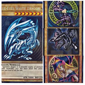 Yu Gi Oh ESR 블루 아이즈 화이트 드래곤 다크 마술사 소녀 재발행 장난감, 취미 수집품, 게임 컬렉션, 애니메이션 카드, 취미, 4 개