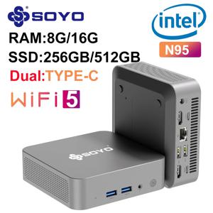 소요 M4 Pro 미니 PC 인텔 알더레이크 N95 미니 PC 컴퓨터 PC 윈도우11 프로 미니 PC DDR4 8G/16G 램 256/512GB 롬 WiFi5 BT5.0 데스크탑