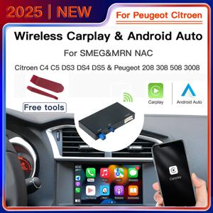 푸조 SMEG NAC 208 308 508 3008 시트로엥 C4 DS3 DS4 DS5 멀티미디어 모듈 카메라 용 무선 Carplay 안드로이드 자동