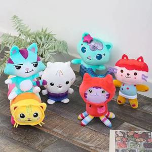 개비 인형 집 플러시 장난감 Mercat 만화 박제 동물 인어 자동차 고양이 플러시 인형 어린이
