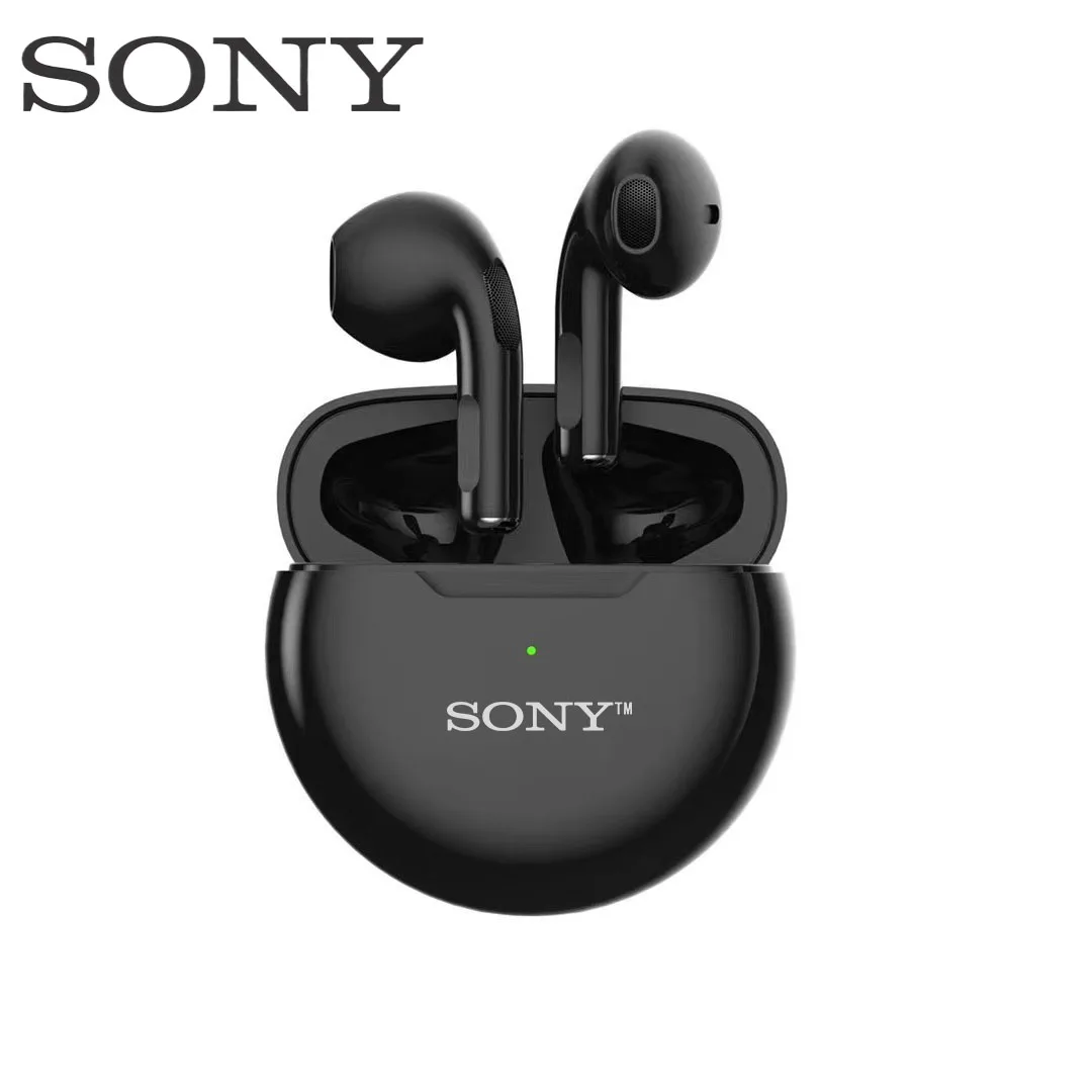 소니 이어폰 TWS 9D HIFI 헤드셋 블루투스 음악 이어 버드 for iPhone Xiaomi IOS 안드로이드 무선 포드 헤드폰 (마이크 케이블 포함)