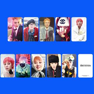 10 개/대 Idol Boy G-DRAGON 새 앨범 시리즈 Übermensch Lomo 카드 HD Printd 사진 카드 고품질 엽서 GD 팬 선물