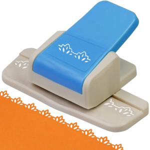 펀치 장식 레이스 가장자리 스크롤 펀치 스크랩북 카드 용 엠보싱 DIY 공예 도구를 작동하기 쉽습니다.