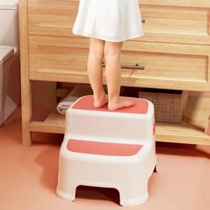 어린이 오토만 아기 단계 의자 의자 작은 벤치 손 세척 단계 어린이 의자 미끄럼 방지 발판 스탠드 의자