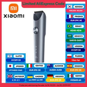 XIAOMI MIJIA 헤어 클리퍼 2 커팅 머신 트리머 전문 클리퍼 티타늄 합금 블레이드 충전식 이발사 면도기 커터