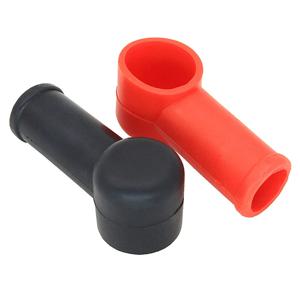 2pcs 고무 자동차 오토바이 배터리 네거티브 포지티브 터미널 커버 캡 부팅 절연 보호기 교체 액세서리