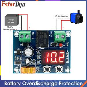 XH-M609 저전압 차단 스위치 차단 12V 24V 36V 디지털 LED 디스플레이 12-36V 리튬 배터리에 대한 과방 전 보호