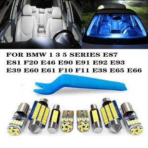 자동차 LED 인테리어 조명 키트 Canbus BMW 1 3 5 시리즈 E87 E81 F20 E46 E90 E91 E92 E93 E39 E60 E61 F10 F11 E38 E65 E66