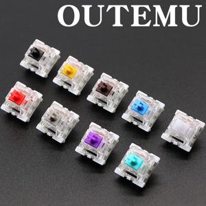 키보드 용 Outemu 스위치 MX 기계식 키보드 게임용 스위치 용 3Pin 방진 선형 촉각 Clicky 자동 스위치 DIY